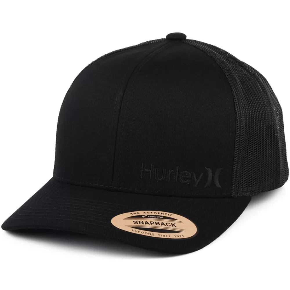Casquettes Trucker | Casquettes De Baseball^Hurley Casquette Trucker Corp Staple noir sur noir