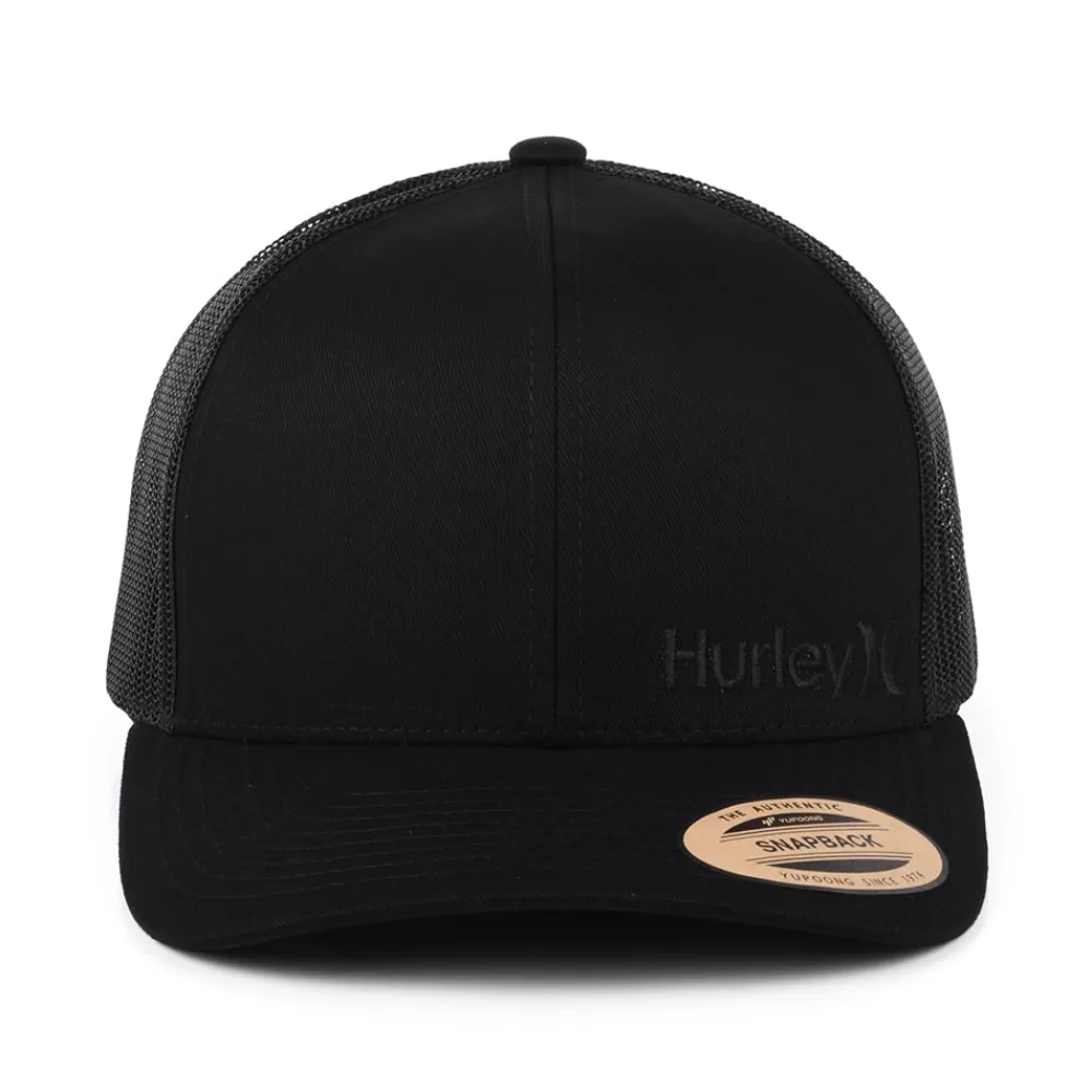 Casquettes Trucker | Casquettes De Baseball^Hurley Casquette Trucker Corp Staple noir sur noir