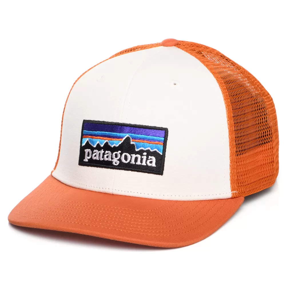 Casquettes Trucker | Casquettes De Baseball^Patagonia Casquette Trucker en Coton Bio P-6 Logo blanc-rouille
