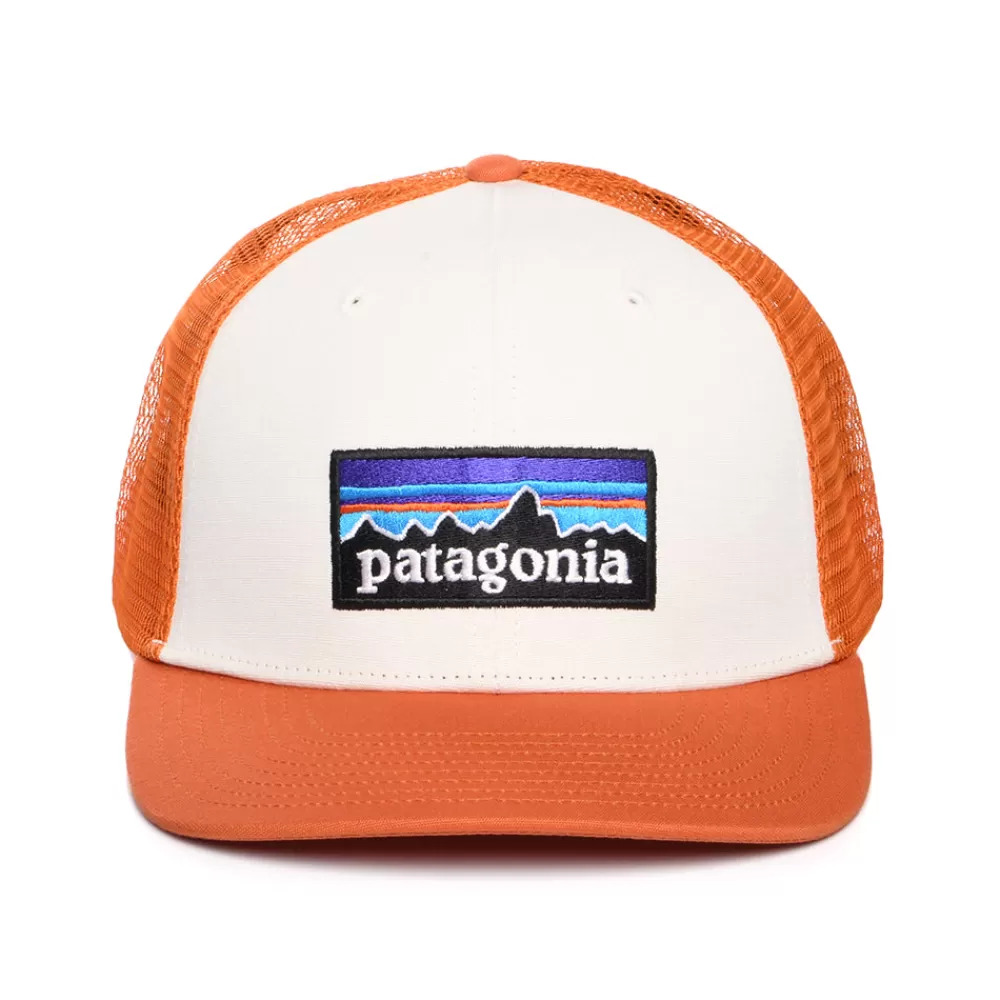 Casquettes Trucker | Casquettes De Baseball^Patagonia Casquette Trucker en Coton Bio P-6 Logo blanc-rouille