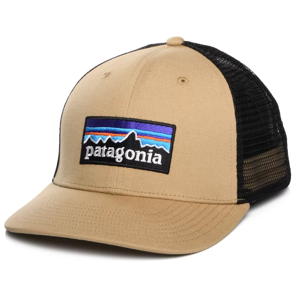 Casquettes Trucker | Casquettes De Baseball^Patagonia Casquette Trucker en Coton Bio P-6 Logo marron clair-noir