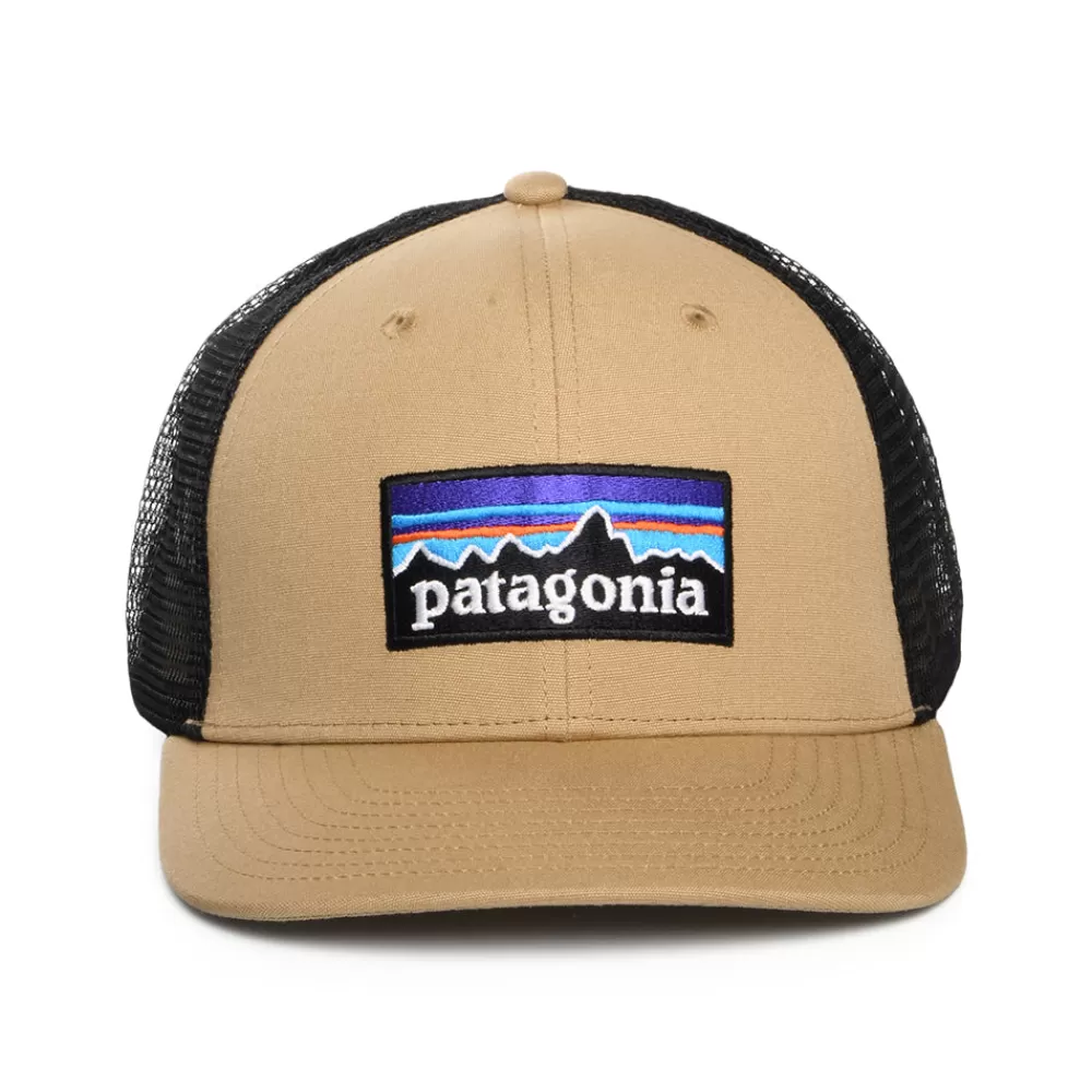 Casquettes Trucker | Casquettes De Baseball^Patagonia Casquette Trucker en Coton Bio P-6 Logo marron clair-noir