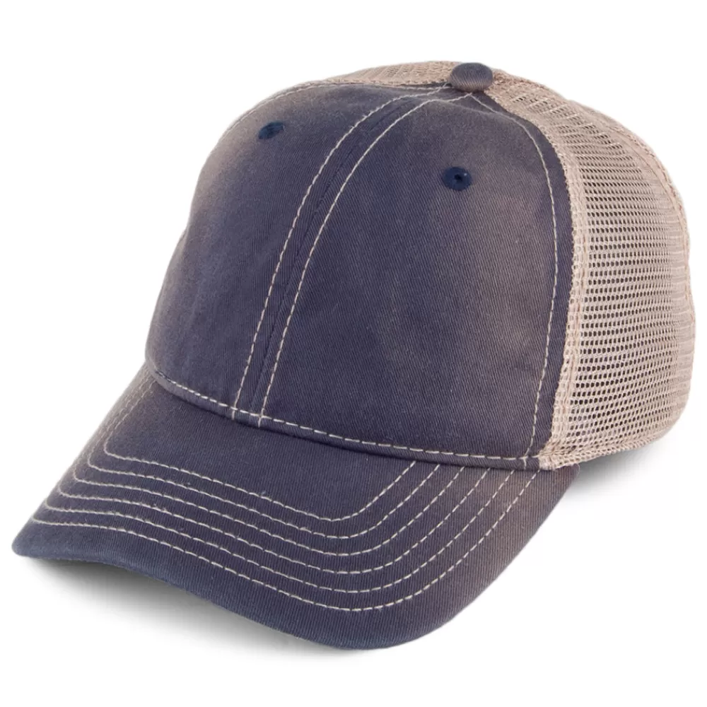 Casquettes Trucker | Casquettes De Baseball^Dorfman Pacific Casquette Trucker en Coton bleu marine