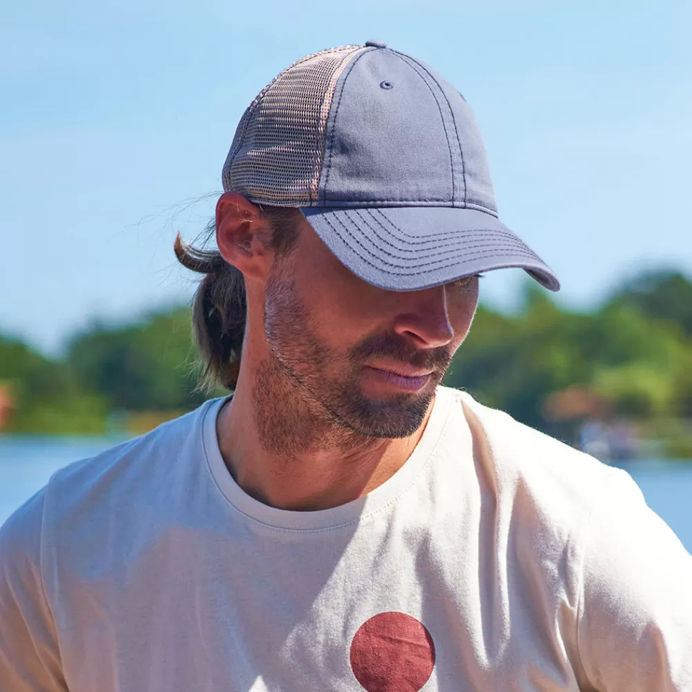Casquettes Trucker | Casquettes De Baseball^Dorfman Pacific Casquette Trucker en Coton bleu marine