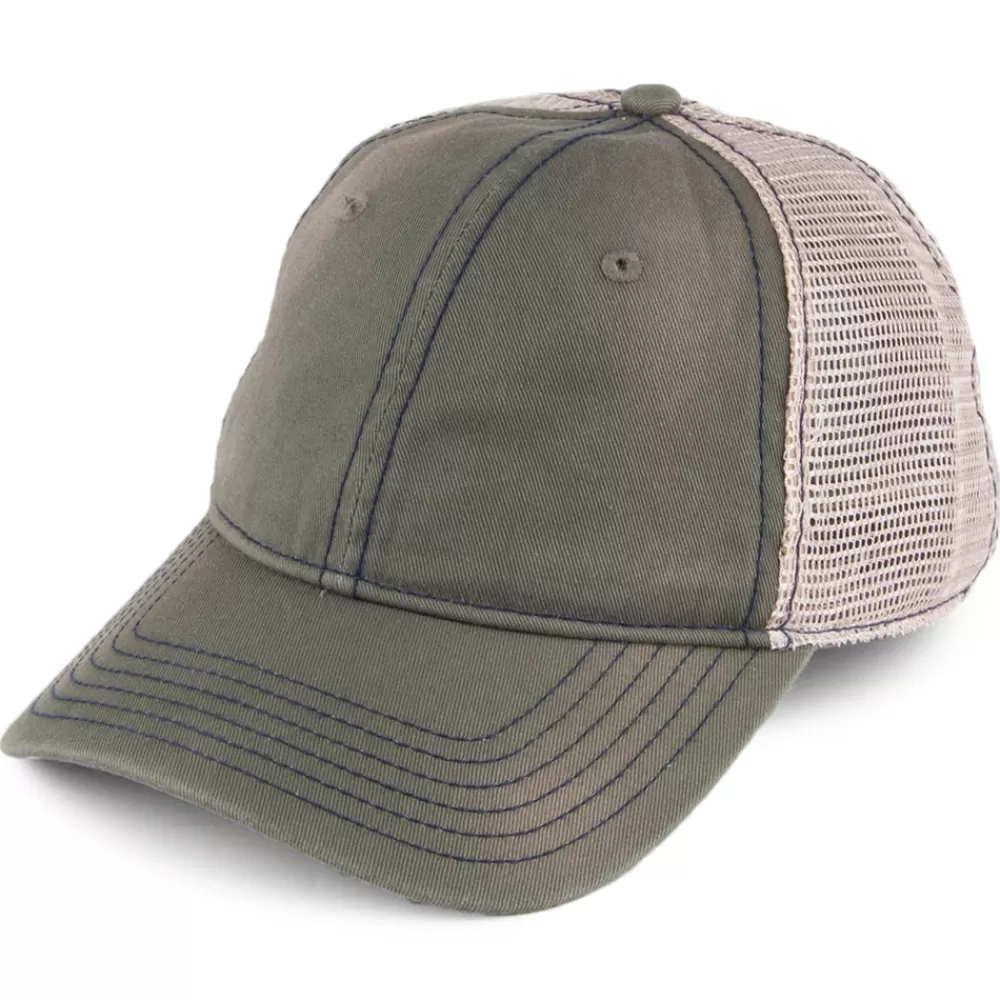 Casquettes Trucker^Dorfman Pacific Casquette Trucker en Coton olive