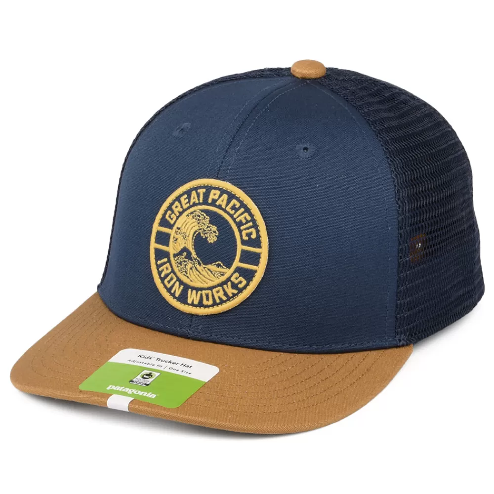 Casquettes Trucker^Patagonia Casquette Trucker Enfant en Coton Bio GPIW Crest pierre-camel