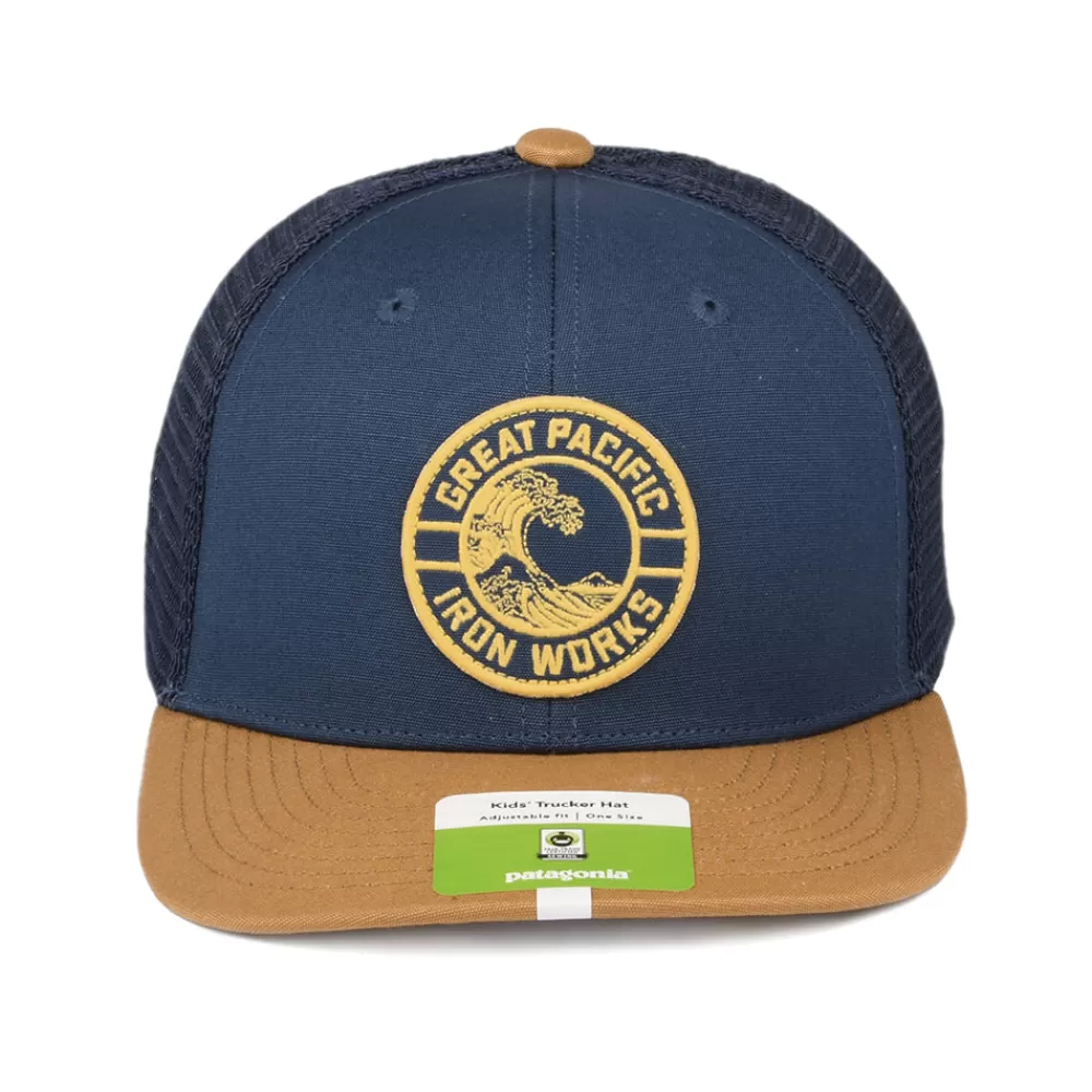 Casquettes Trucker^Patagonia Casquette Trucker Enfant en Coton Bio GPIW Crest pierre-camel