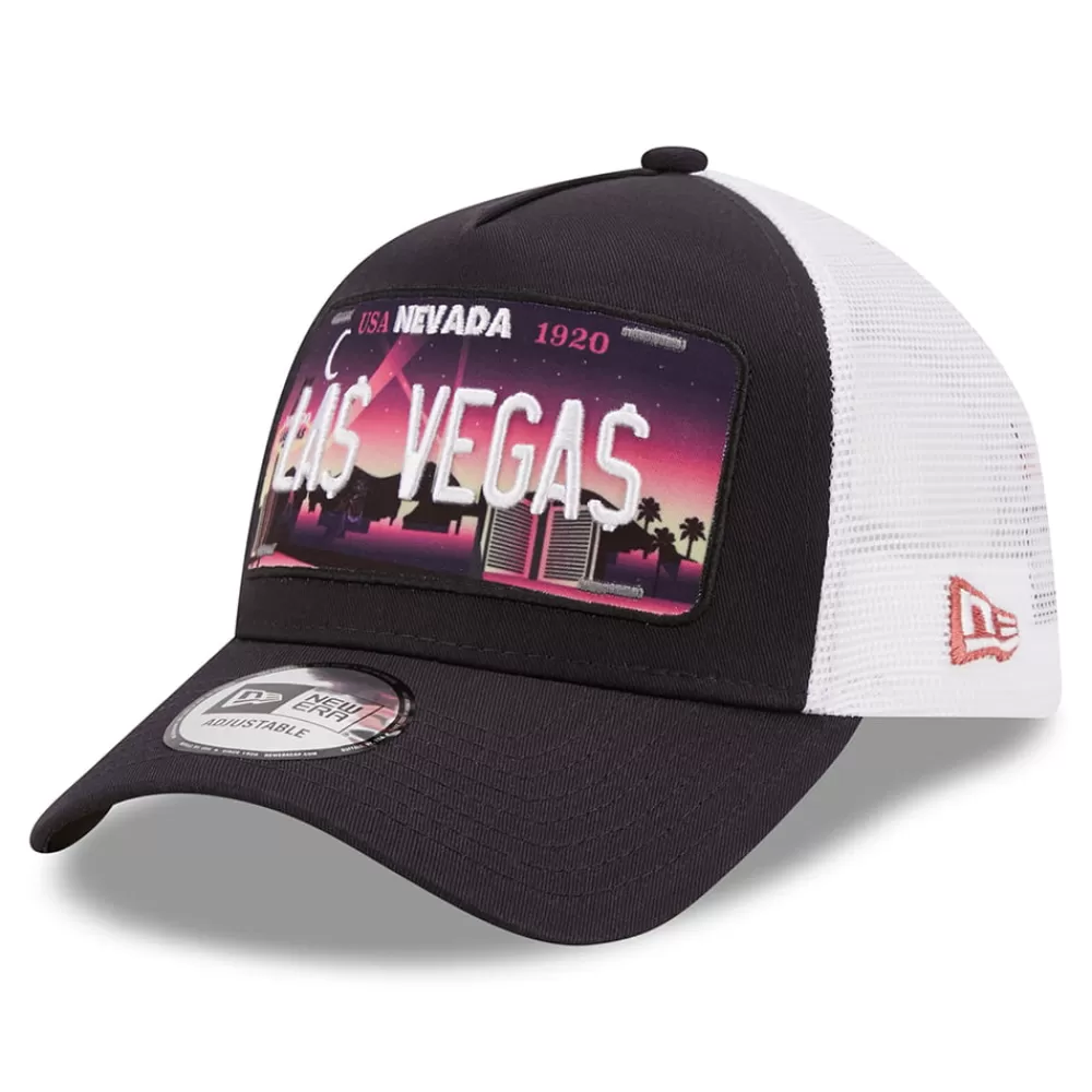 Casquettes Trucker | Casquettes De Baseball^New Era Casquette Trucker 9FORTY License Plate A-Frame Las Vegas bleu marine-blanc