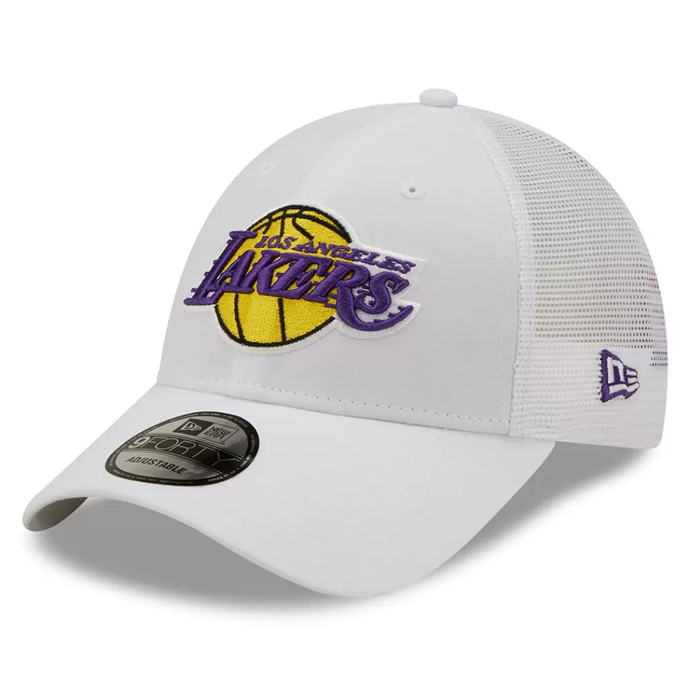 Casquettes Trucker | Casquettes De Baseball^New Era Casquette Trucker 9FORTY NBA Home Field L.A. Lakers blanc