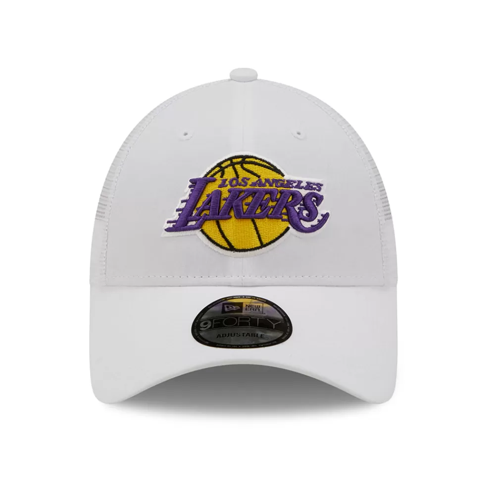 Casquettes Trucker | Casquettes De Baseball^New Era Casquette Trucker 9FORTY NBA Home Field L.A. Lakers blanc