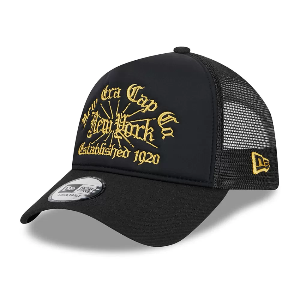 Casquettes Trucker | Casquettes De Baseball^New Era Casquette Trucker 9FORTY NE A-Frame noir