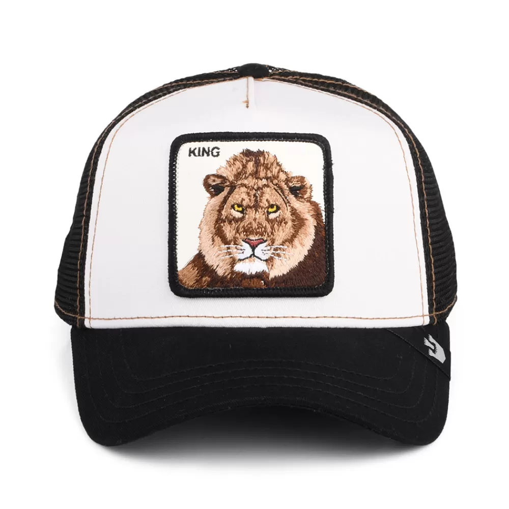 Casquettes Trucker | Casquettes De Baseball^Goorin Bros. Casquette Trucker King Lion blanc-noir
