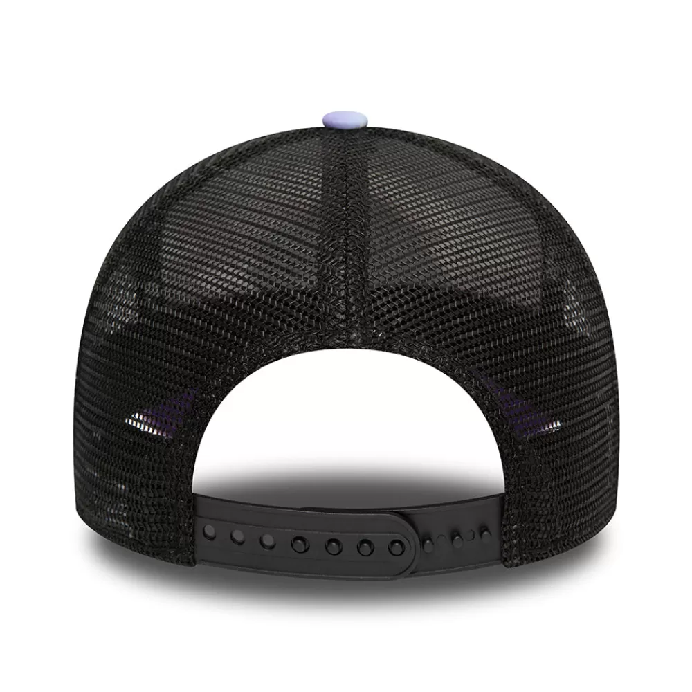 Casquettes Trucker | Casquettes De Baseball^New Era Casquette Trucker L.A. Lakers NBA Cloud AOP A-Frame violet-blanc