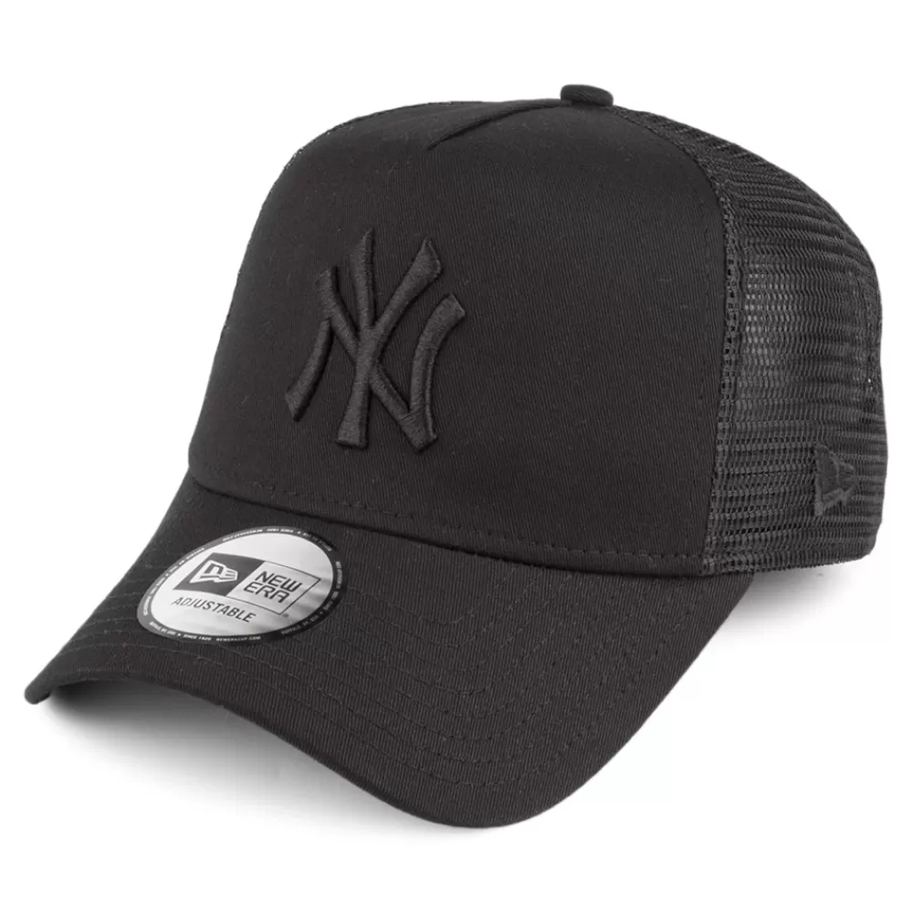 Casquettes Trucker | Casquettes De Baseball^New Era Casquette Trucker MLB Essential New York Yankees noir sur noir