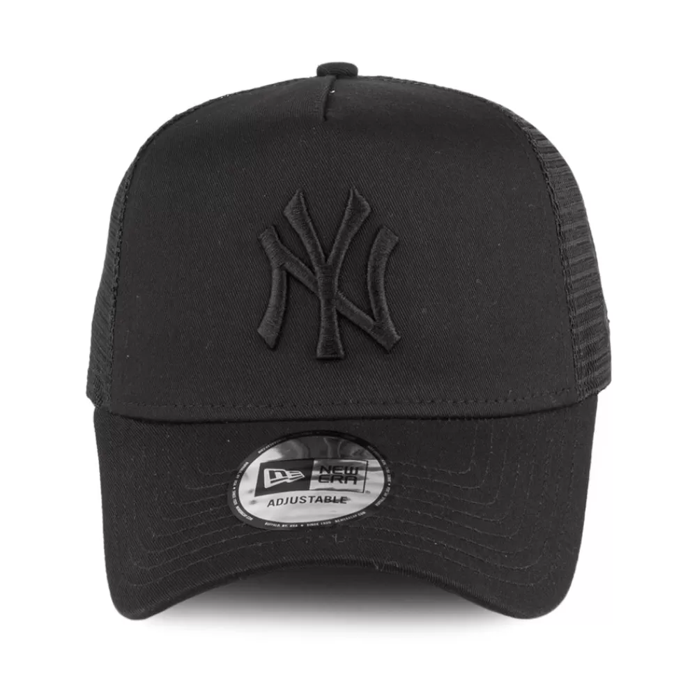 Casquettes Trucker | Casquettes De Baseball^New Era Casquette Trucker MLB Essential New York Yankees noir sur noir