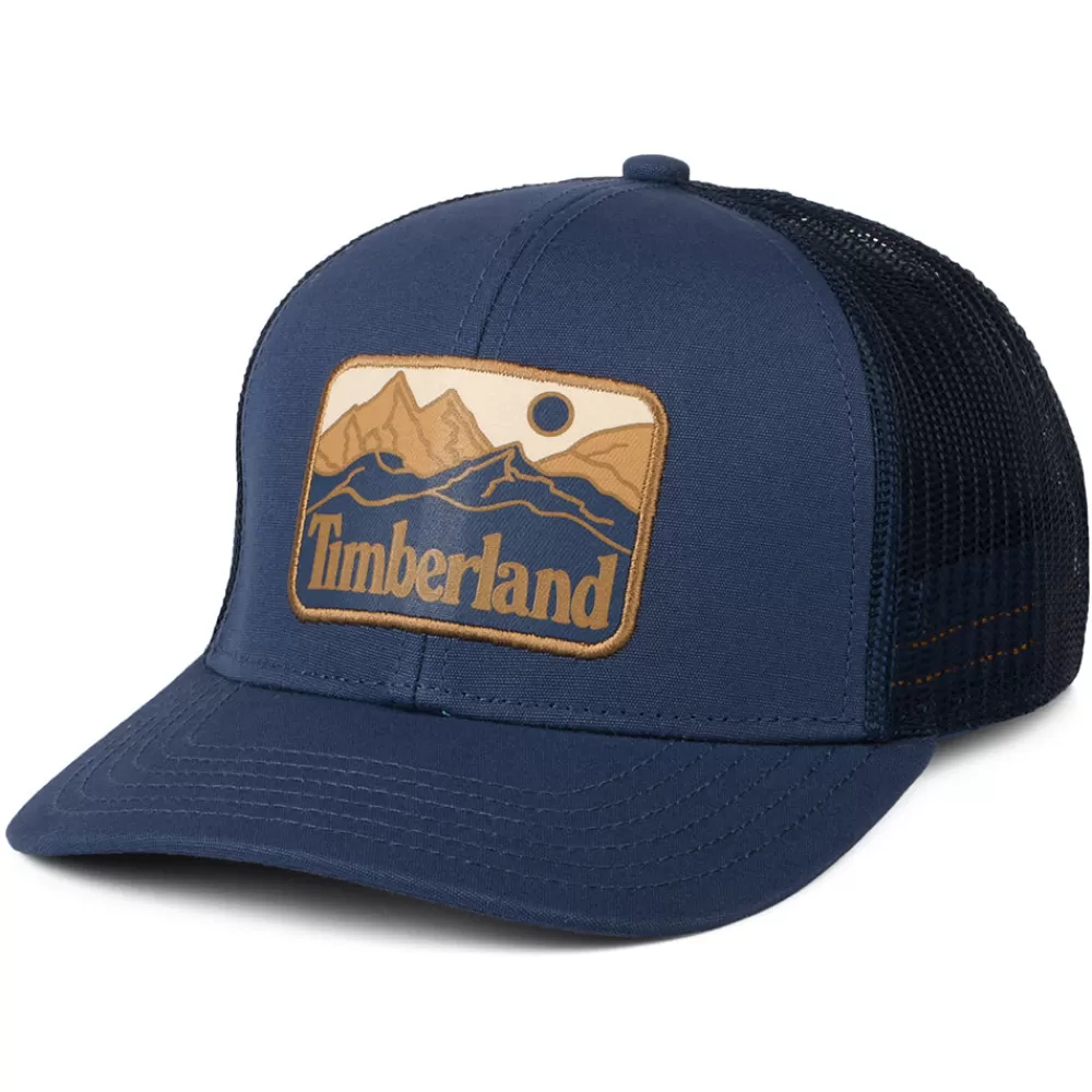 Casquettes Trucker | Casquettes Homme^Timberland Casquette Trucker Mountain Line Patch bleu foncé
