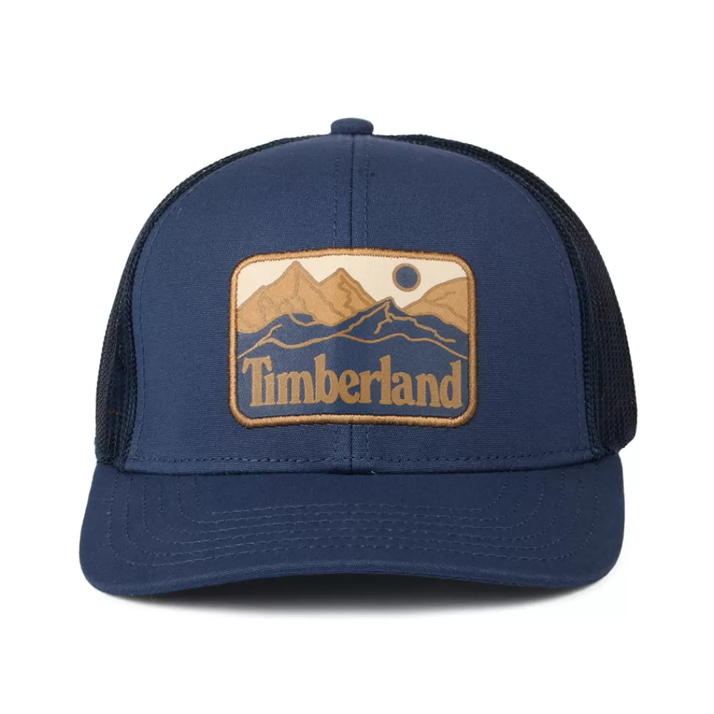 Casquettes Trucker | Casquettes Homme^Timberland Casquette Trucker Mountain Line Patch bleu foncé