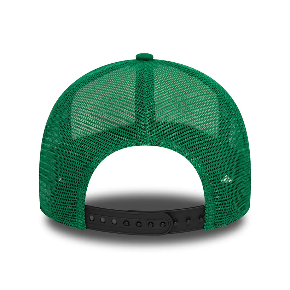 Casquettes Trucker | Casquettes De Baseball^New Era Casquette Trucker NBA Graphic A-Frame Boston Celtics blanc cassé-noir-vert