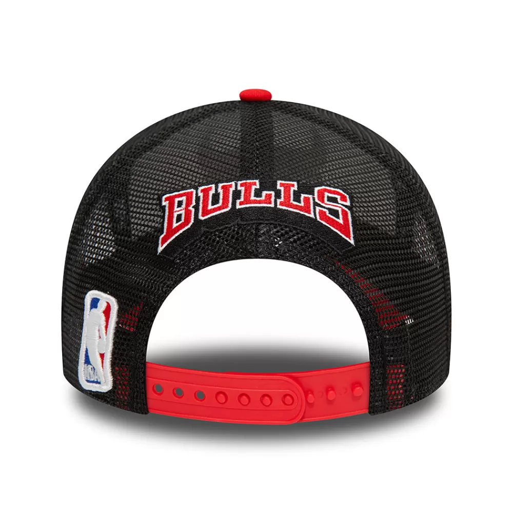 Casquettes Trucker | Casquettes Homme^New Era Casquette Trucker NBA Rear Arch A-Frame Chicago Bulls blanc-rouge-noir