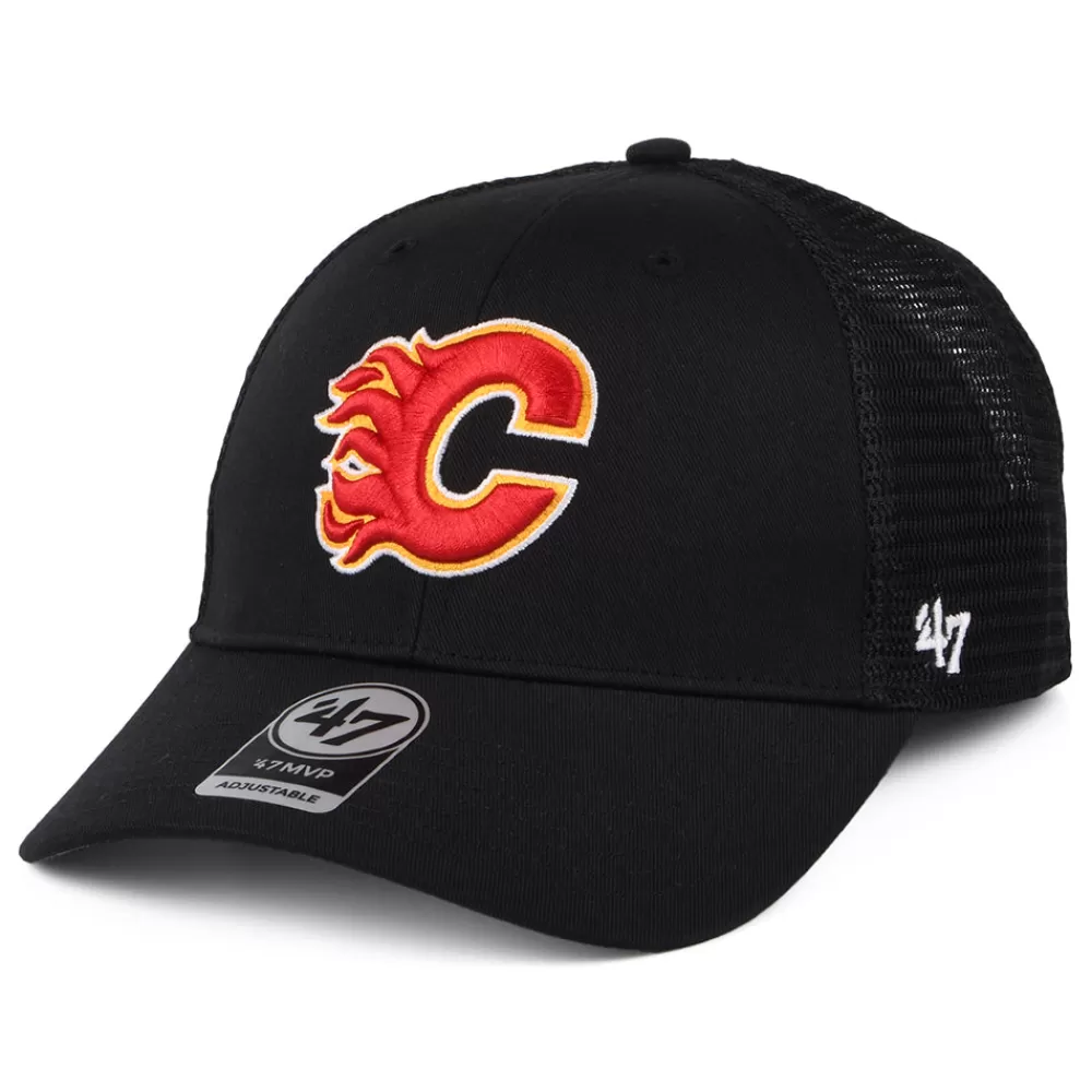 Casquettes Trucker | Casquettes Homme^47 Brand Casquette Trucker NHL Branson MVP Calgary Flames noir