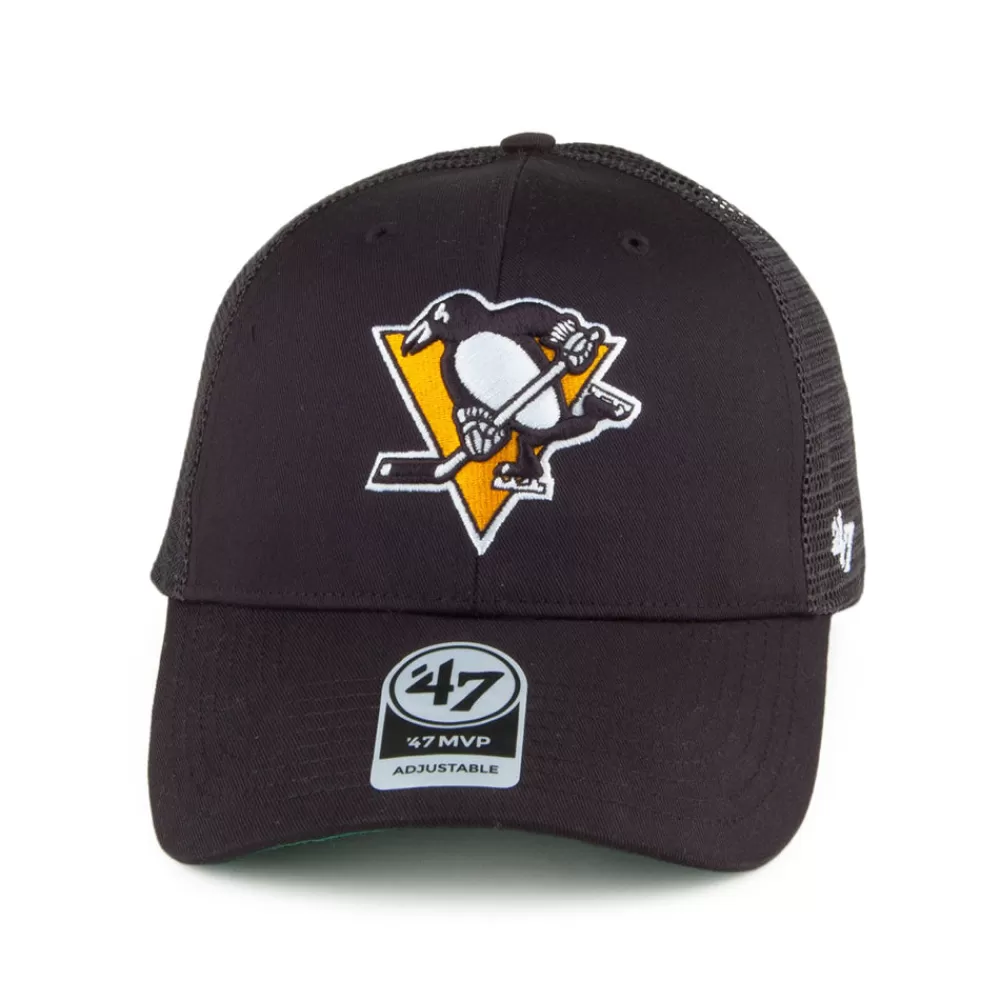 Casquettes Trucker | Casquettes Homme^47 Brand Casquette Trucker NHL Branson MVP Pittsburgh Penguins noir