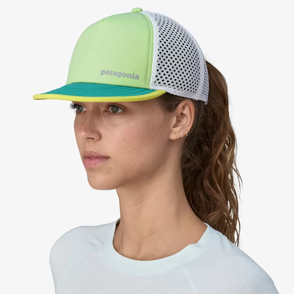 Casquettes Trucker | Casquettes Homme^Patagonia Casquette Trucker Recyclée Duckbill Shorty menthe-bleu sarcelle-blanc