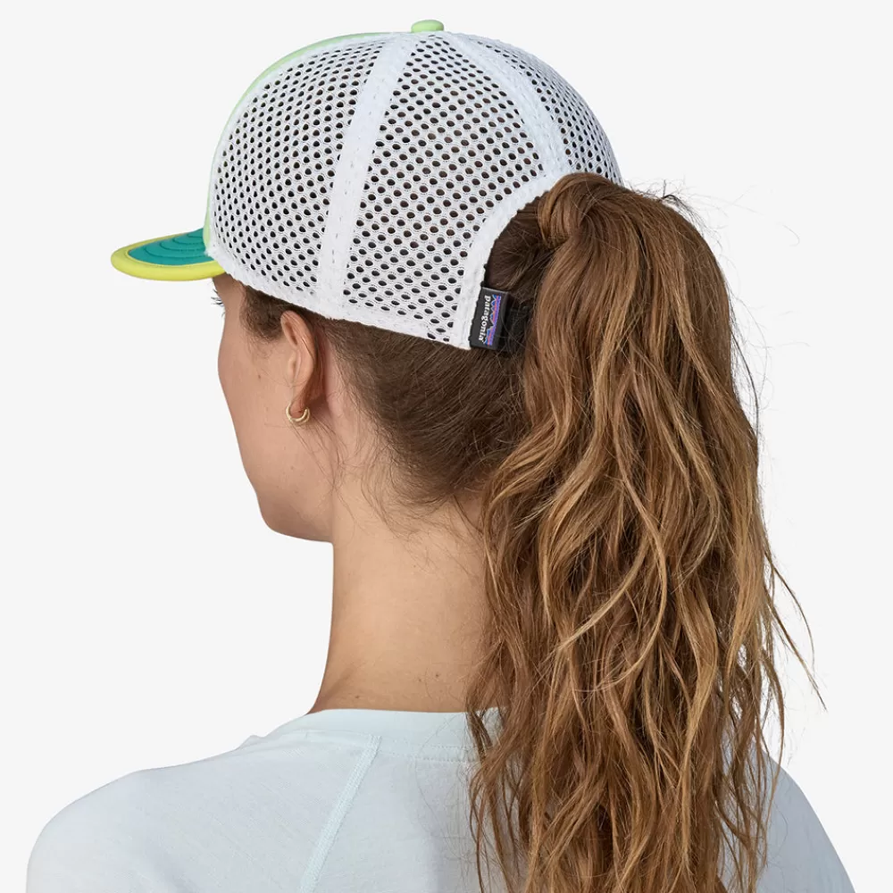Casquettes Trucker | Casquettes Homme^Patagonia Casquette Trucker Recyclée Duckbill Shorty menthe-bleu sarcelle-blanc