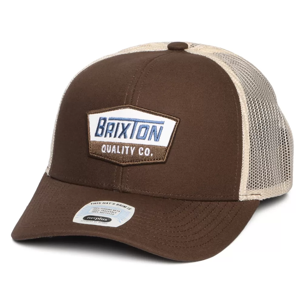 Casquettes Trucker | Casquettes De Baseball^Brixton Casquette Trucker Regal NetPlus MP marron-blanc cassé