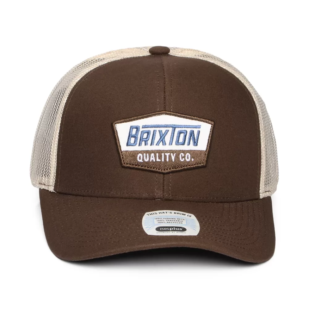 Casquettes Trucker | Casquettes De Baseball^Brixton Casquette Trucker Regal NetPlus MP marron-blanc cassé