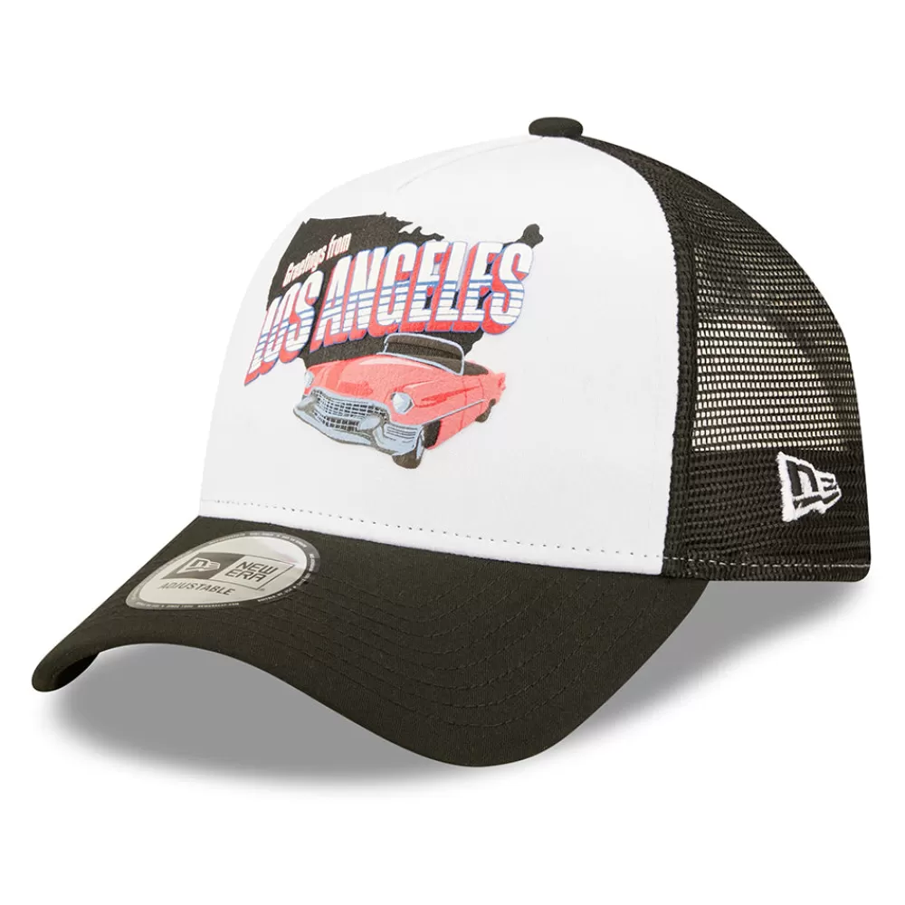 Casquettes Trucker | Casquettes De Baseball^New Era Casquette Trucker Repreve 9FORTY US State Wordmark Los Angeles noir-blanc