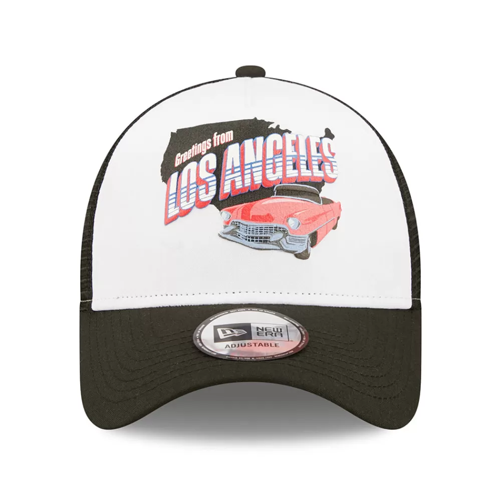 Casquettes Trucker | Casquettes De Baseball^New Era Casquette Trucker Repreve 9FORTY US State Wordmark Los Angeles noir-blanc