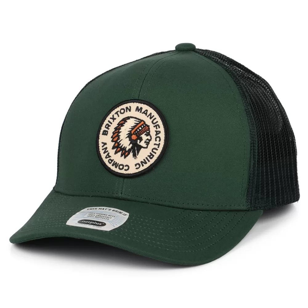 Casquettes Trucker | Casquettes De Baseball^Brixton Casquette Trucker Rival Stamp NetPlus MP vert sapin