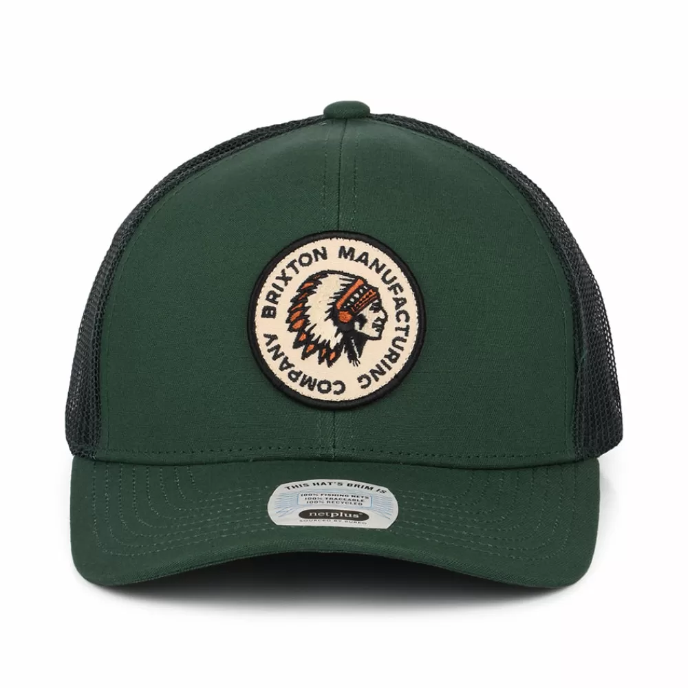 Casquettes Trucker | Casquettes De Baseball^Brixton Casquette Trucker Rival Stamp NetPlus MP vert sapin