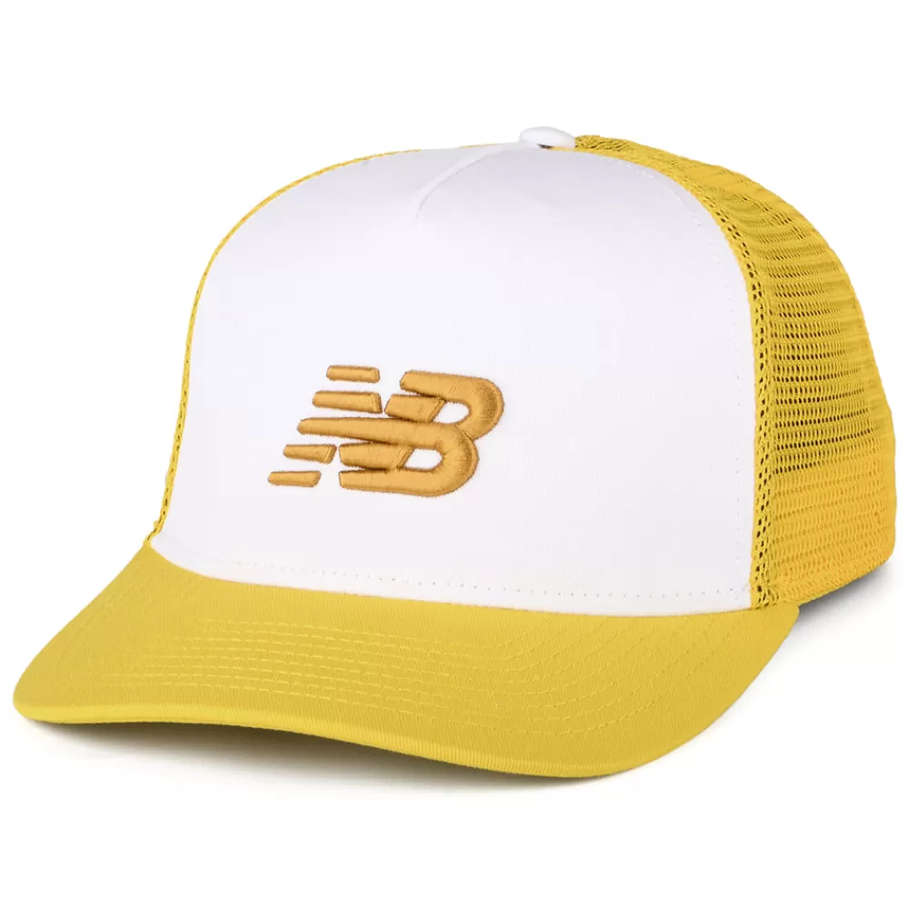 Casquettes Trucker | Casquettes Homme^New Balance Casquette Trucker Sport Essentials blanc-citron