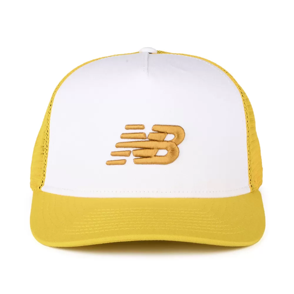Casquettes Trucker | Casquettes Homme^New Balance Casquette Trucker Sport Essentials blanc-citron