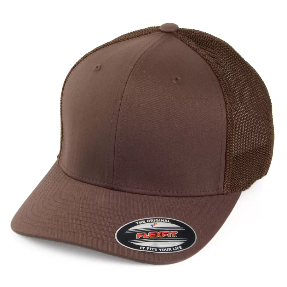 Casquettes Trucker | Casquettes De Baseball^FlexFit Casquette Trucker Tonal marron