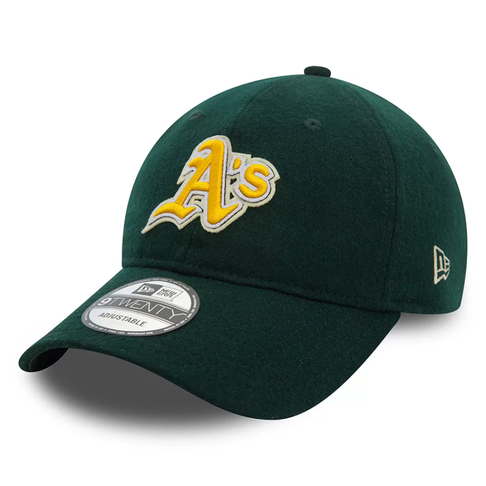 Chapeaux Hiver | Casquettes De Baseball^New Era Casquette 9TWENTY MLB Melton Oakland Athletics vert foncé