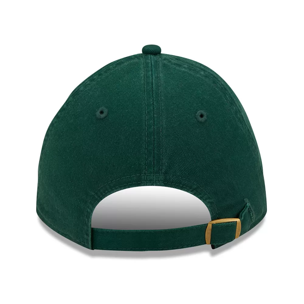 Casquettes De Baseball | Casquettes Homme^New Era Casquette 9TWENTY Oakland Athletics MLB League Essential vert foncé-jaune