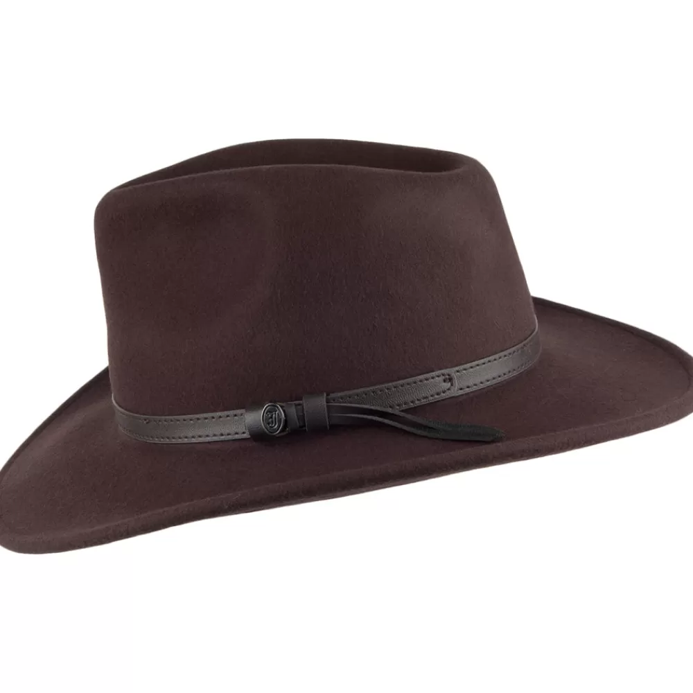 Chapeaux Trilby | Chapeaux Fedora^Jaxon & James Chapeau Australien Déformable marron JAXON & JAMES