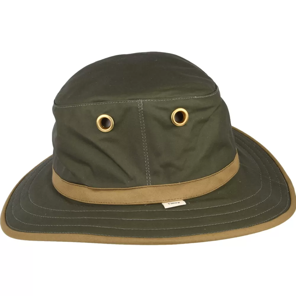 Chapeaux Été | Chapeaux De Pluie^Tilley Chapeau Australien en Coton Ciré TWC7 olive
