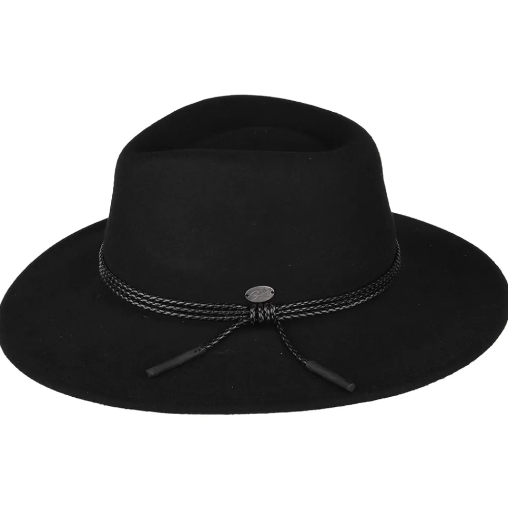 Chapeaux Trilby | Chapeaux Hiver^Bailey Chapeau Australien en Laine Feutrée Piston noir