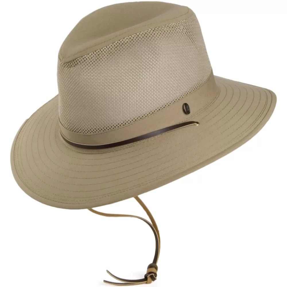 Chapeaux Fedora | Chapeaux Été^Jaxon & James Chapeau Australien Ventilé khaki JAXON & JAMES