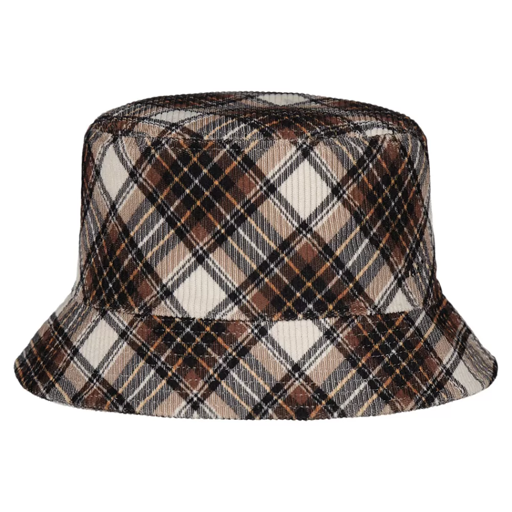 Chapeaux Hiver | Chapeaux Bob^Barts Chapeau Bob à Carreaux Denetti marron
