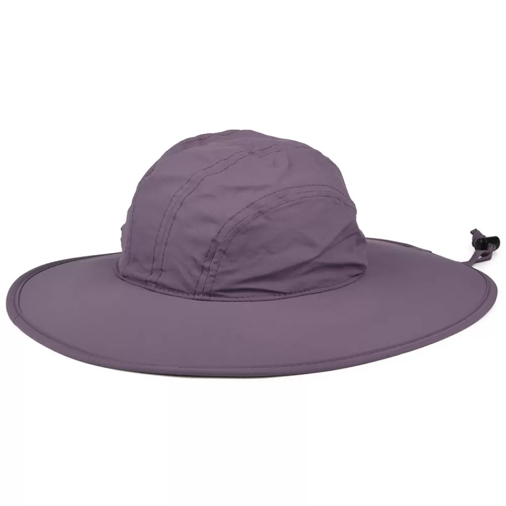 Chapeaux Été | Chapeaux Bob^Scala Chapeau Bob Boonie à Bord Large en Nylon Florenzia figue