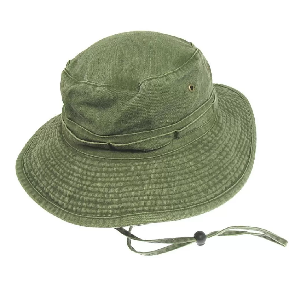 Chapeaux Été | Chapeaux Bob^Jaxon & James Chapeau Bob Boonie en Coton Pliable olive JAXON & JAMES