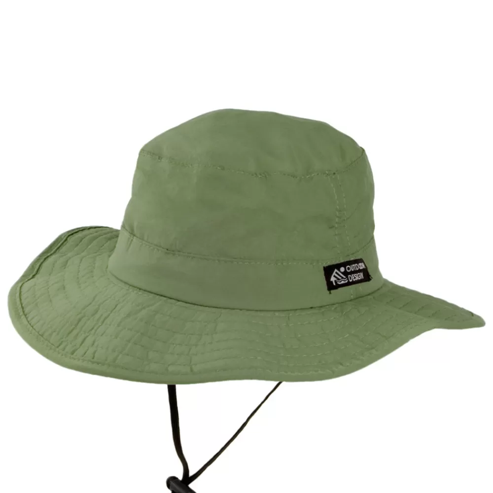 Chapeaux Été | Chapeaux Bob^Dorfman Pacific Chapeau Bob Boonie Pliable à Bord Large Evergreen fossil