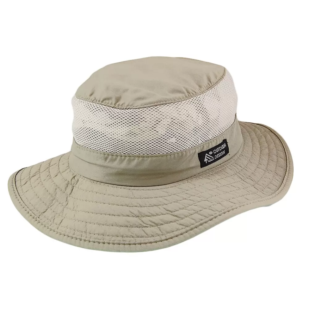 Chapeaux Été | Chapeaux Bob^Dorfman Pacific Chapeau Bob Boonie Ventilé Pliable khaki