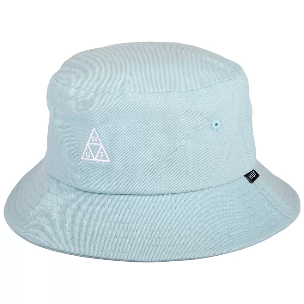 Chapeaux Bob | Bobs^HUF Chapeau Bob Coton Essentials Triple Triangle bleu ciel