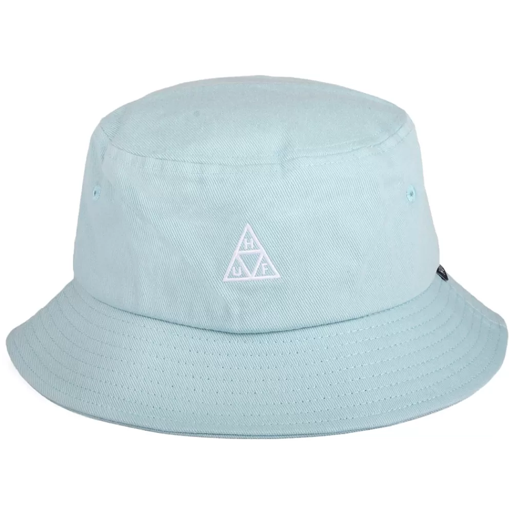 Chapeaux Bob | Bobs^HUF Chapeau Bob Coton Essentials Triple Triangle bleu ciel