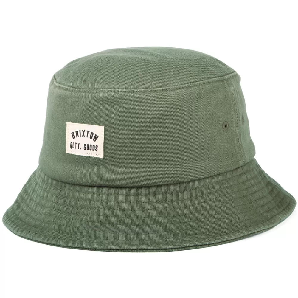 Chapeaux Bob | Bobs^Brixton Chapeau Bob Délavé Pliable Woodburn olive